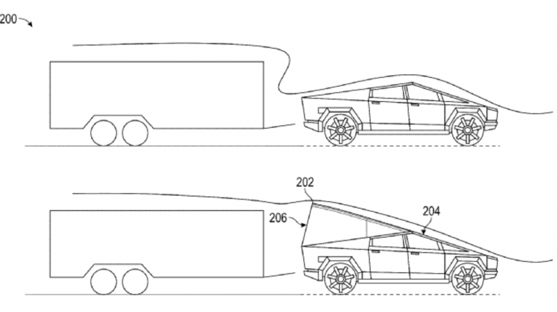 A Tesla új megoldással szeretné fokozni a vontatás hatékonyságát: egy impozáns légterelő használatával kívánják optimalizálni a járművek aerodinamikai teljesítményét. -- Totalcar